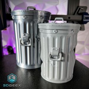 Battered Desktop Trash Can