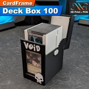 CardFrame Deck Box 100 - Void Design | for MTG Commander Decks / EDH Decks
