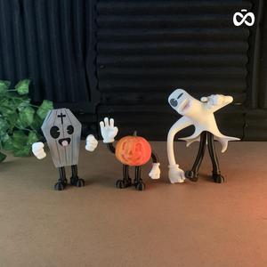 Spooky Guys | Halloween Decoration Bundle | Multi-Part Figures