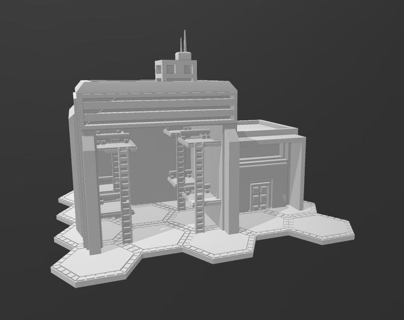 Battletech Military Installation Terrain Pack