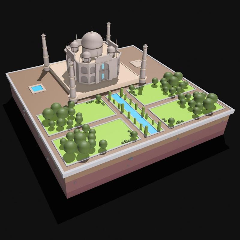 Taj Mahal Diorama