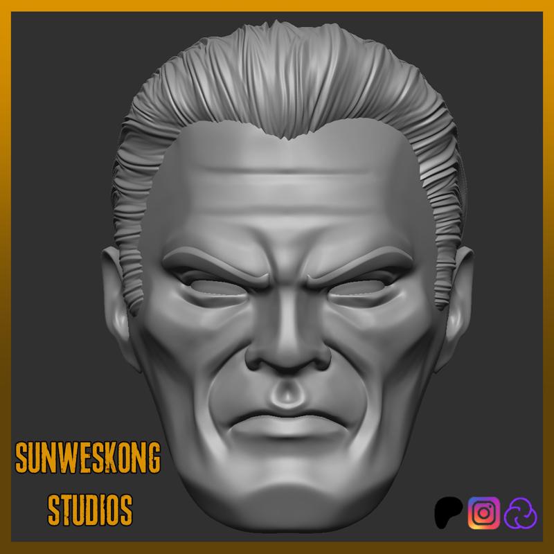 Stylized Punisher Headsculpt
