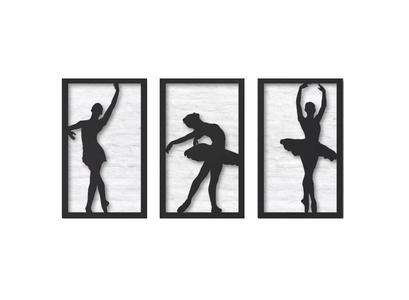 Minimalist Geometric Ballerinas Painting