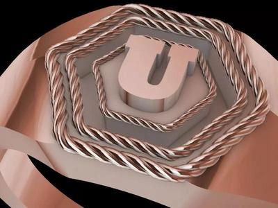 u alphabet hexagon signet ring stl verified