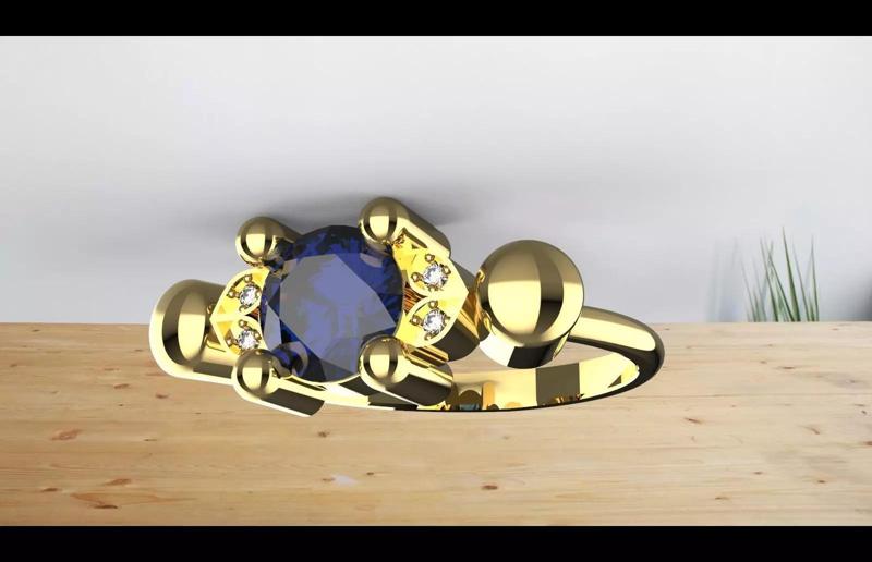 uniq stone ring dresing