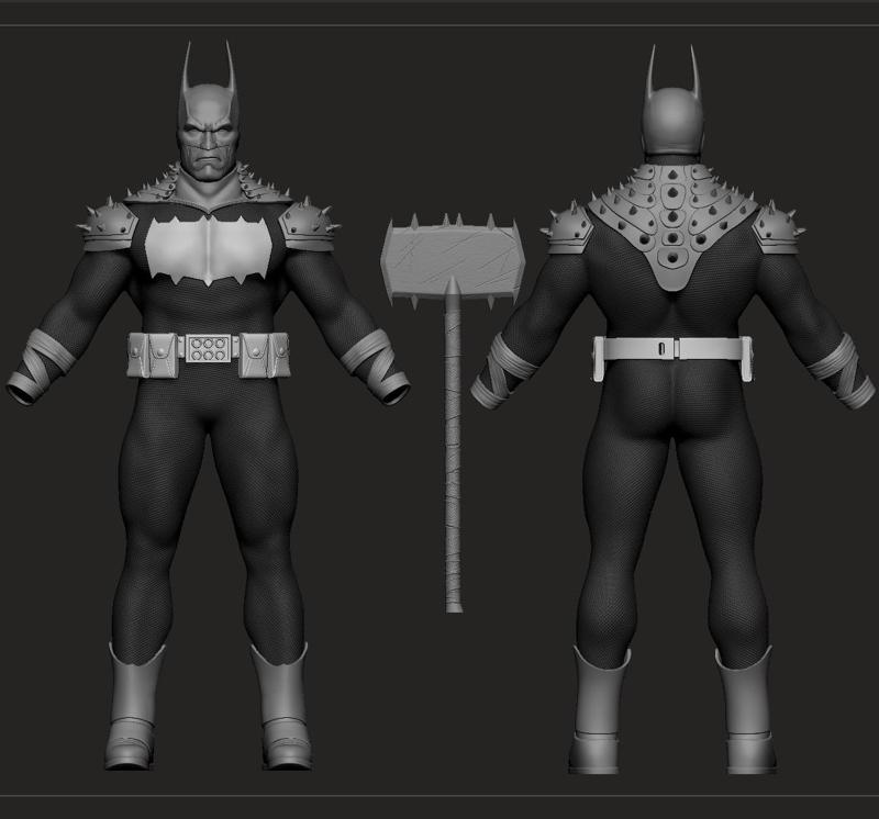 Batman Absolute kit for 1/6 scale Pichen TBleague m35