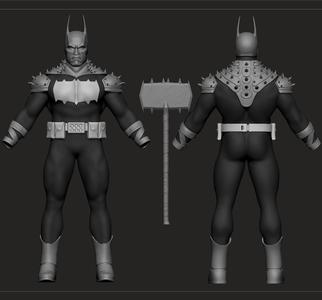 Batman Absolute kit for 1/6 scale Pichen TBleague m35
