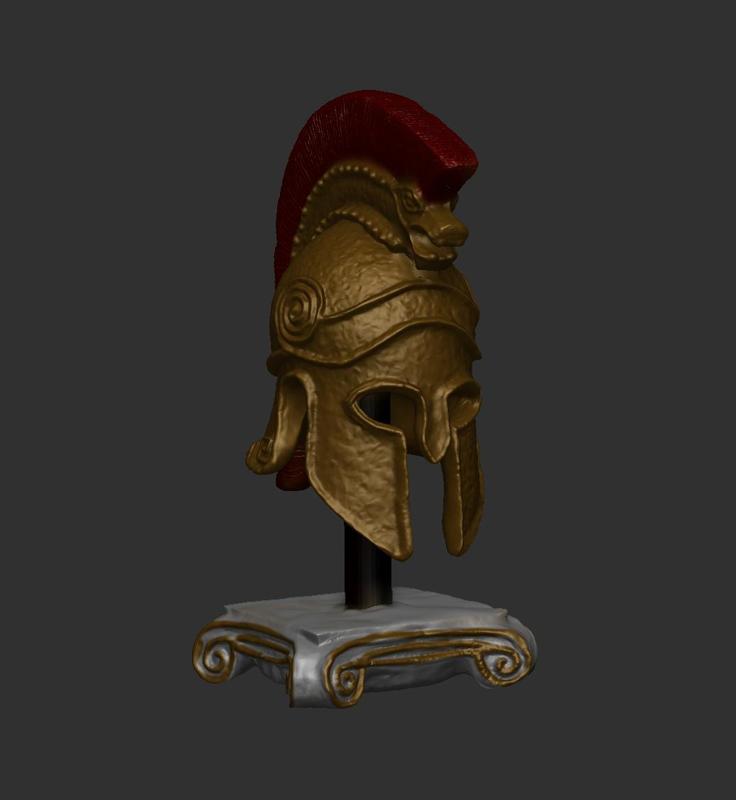 Casque Grecque antique - Antique Greek helmet