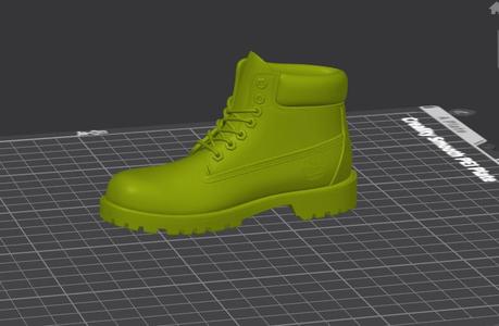Flowerpot in the shape of Timberland boots