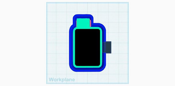 Vape with insert for cardstock