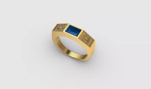 Civil Engineering Graduation Ring 3D Printing