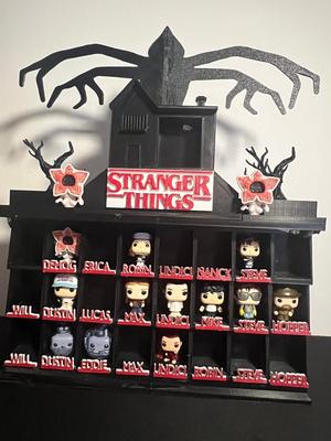Stranger-Inspired Display Stand for Funko Pop & Collectibles