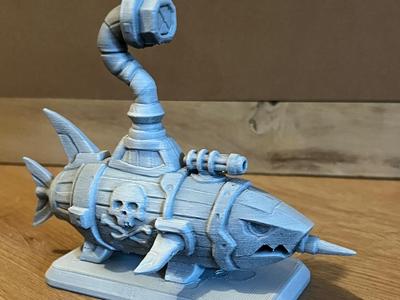 miniature sous marin dnd battle ship