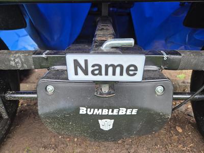 Berg Gokart Rear License Plate for XL B. Super