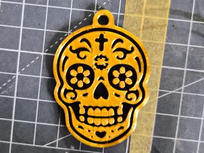 Day of the Dead Key Ring