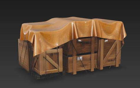 Figures Military Modelism Diorama Wooden Boxes Naval Shipment