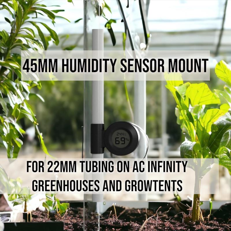 3D Printable Humidity Sensor Mount for AC Infinity 22mm Grow Tent Poles