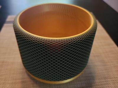 Multicolor Mesh Pot