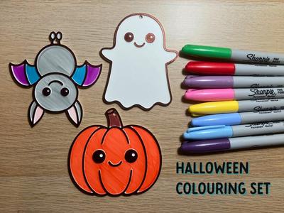 Halloween Colouring Set | Kids Craft Activity
