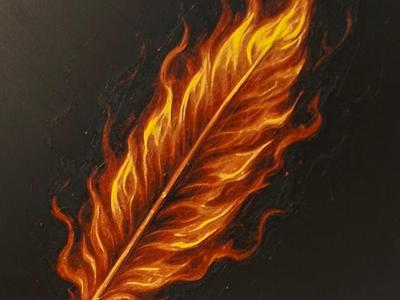 Feather in Flames