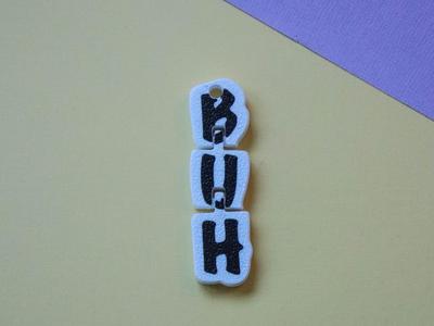 BUH - keychain, earring or pendant