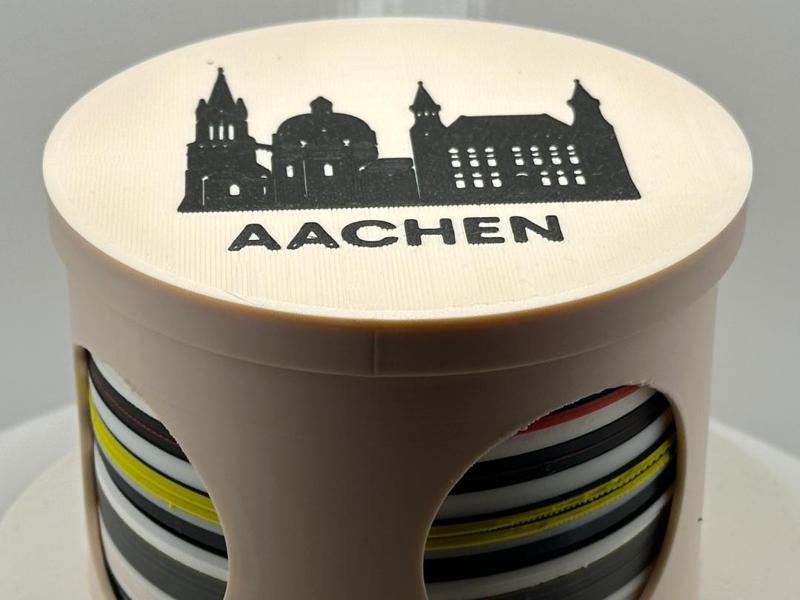 Decorative storage for coasters (100mm)