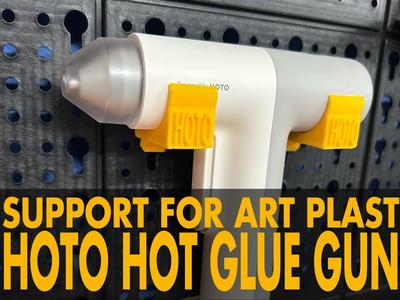 Hoto Hot Glue Gun Wall Mount Art Plast