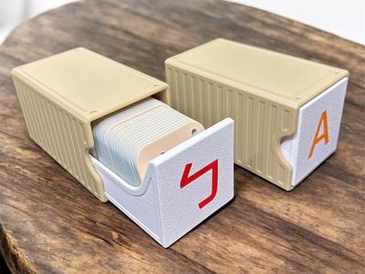 Montessori Handwriting Flashcards Box