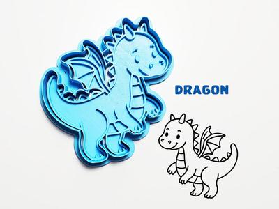 Dragon Cookie Cutter / Stamp