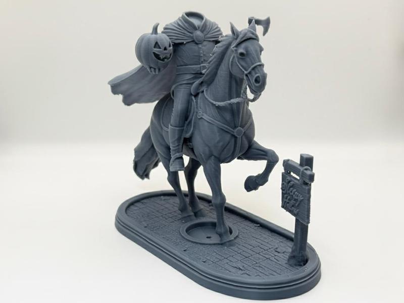 detailed Halloween figure of the Headless Horseman