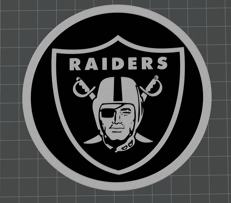 Oakland Raiders coaster