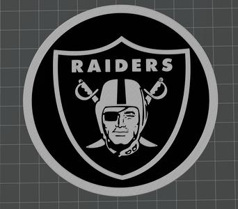 Oakland Raiders coaster