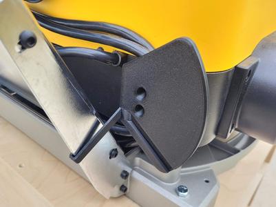 DeWalt DW735 planer cable and outfeed table holder