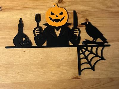 pumpkin door frame cover
