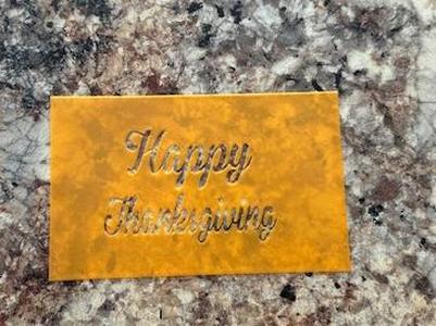 Happy Thanksgiving stencil