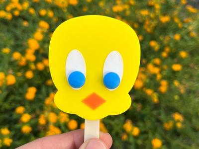 Tweety Bird Popsicle Stick