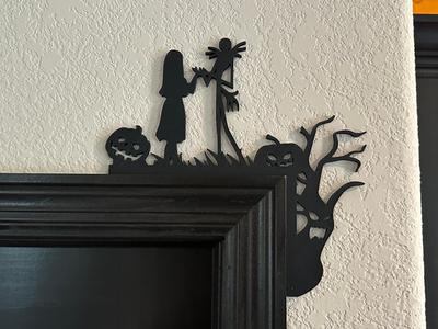 Nightmare Before Christmas Jack&Sally Door Corner