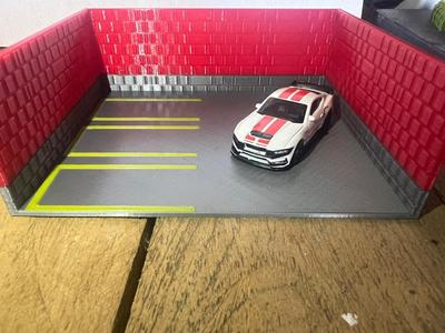 Garage-Dioram Hotwheels (1:64) All in One