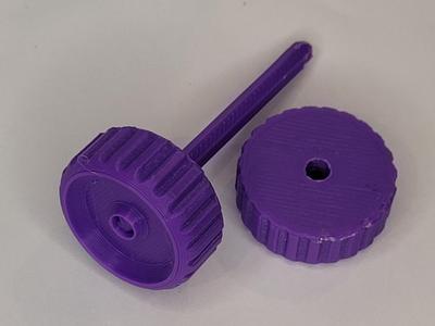 Mini toy wheels with axle