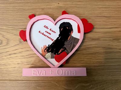 Heart Photo Frame without Text