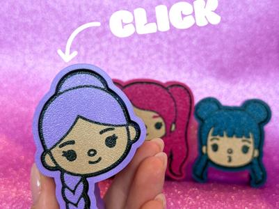 Rumi Fidget Clicker from Kpop Demon Hunters