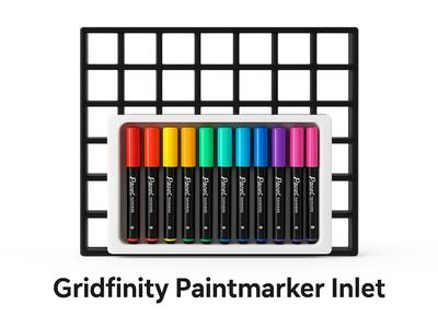 Gridfinity Paintmarker Inlet