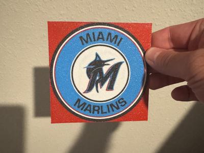 Miami Marlins Custom Coaster