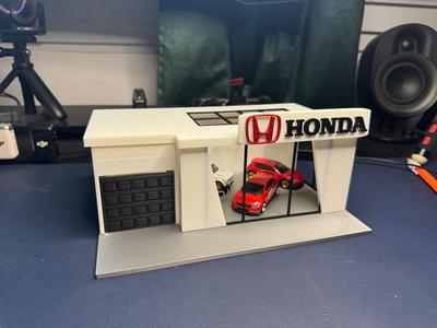 Car Showroom with door for cars ( 1/64 , 1:64)