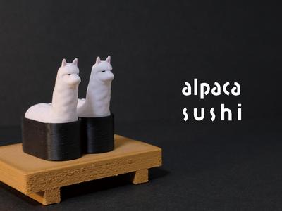 alpaca sushi