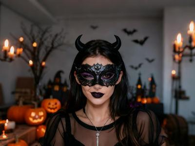 Demon Horn Headband Accessories