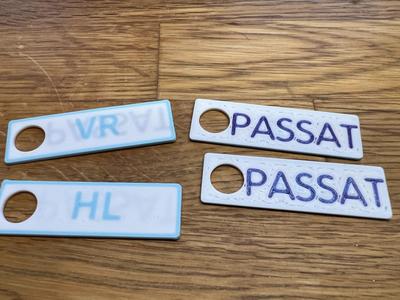 VW Passat, VW GTE Tire Lettering