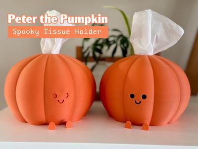 Pumpkin Tissue Dispenser - Halloween Decor
