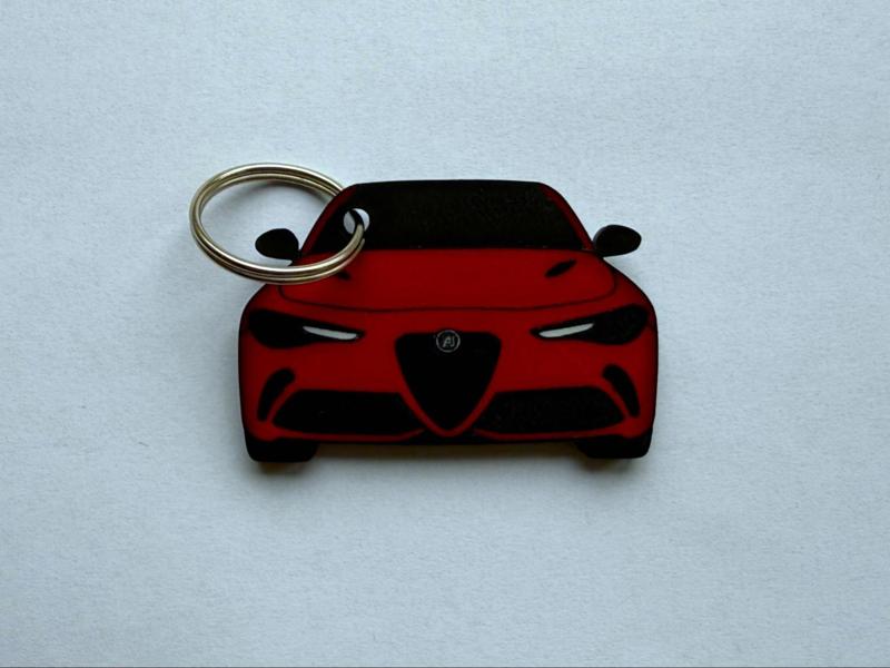 Car Keychain - Alfa Romeo Giulia