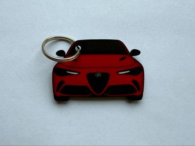 Car Keychain - Alfa Romeo Giulia